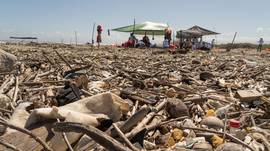 Coastal sweep, river pollution, river plastic, beach cleanup